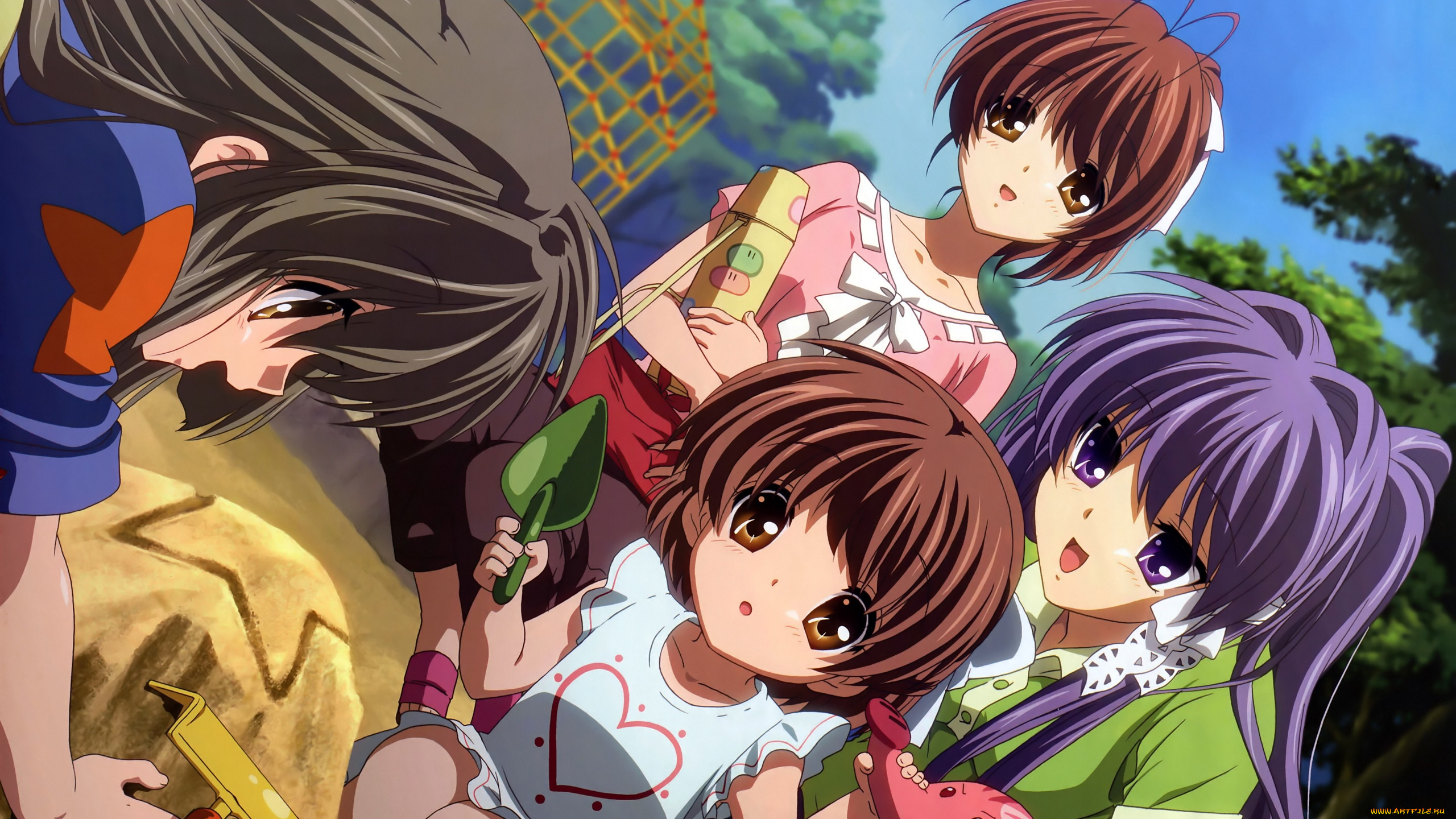 , clannad, , fuko, ibuki, kyou, fujibayashi, nagisa, furukawa, ushio, okazaki